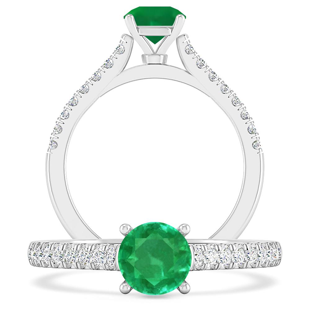 White Gold - Emerald
