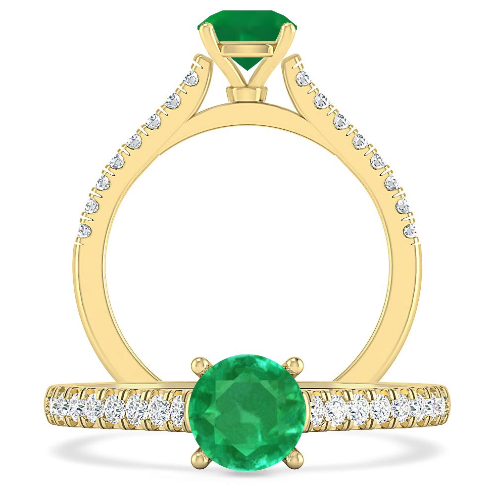 Yellow Gold - Emerald
