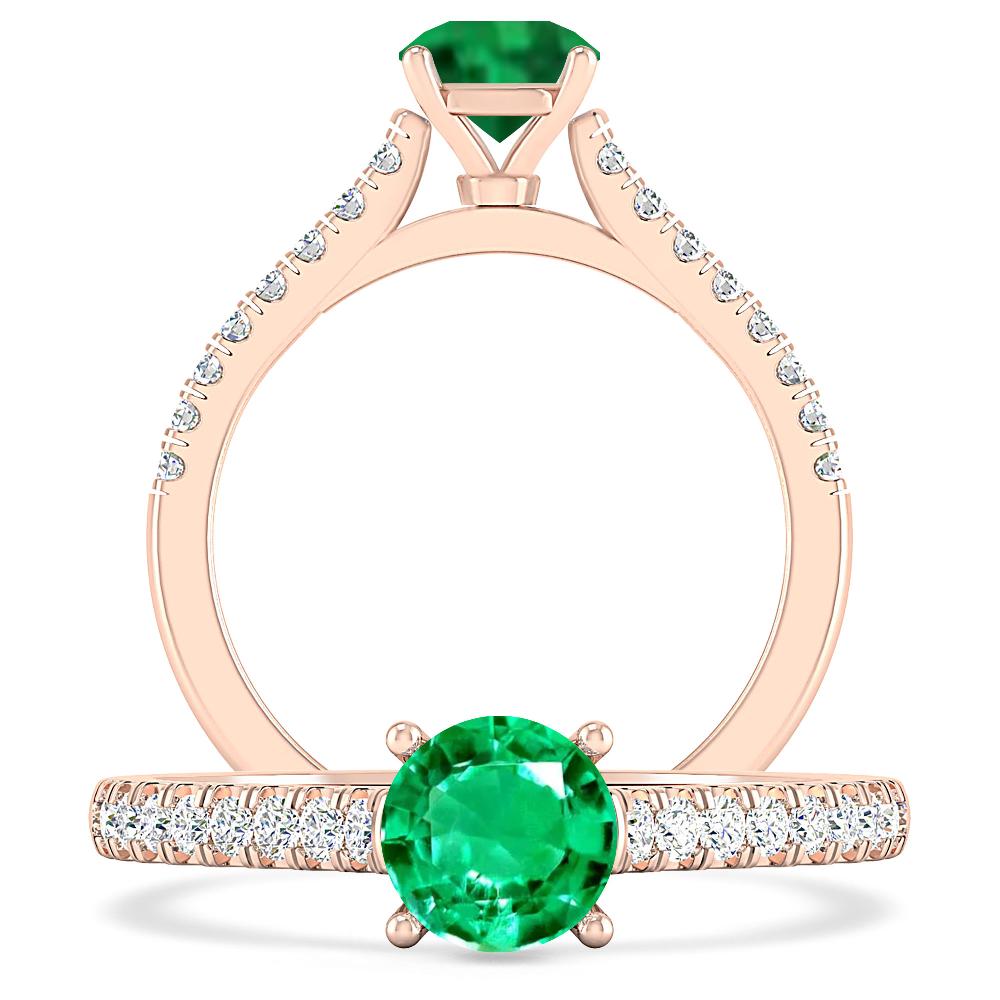 Rose Gold - Emerald