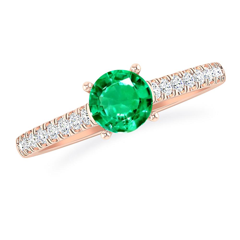 Rose Gold - Emerald