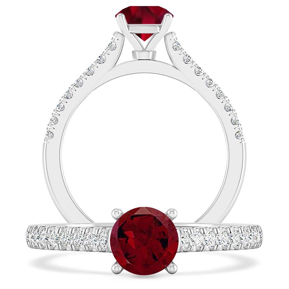 White Gold - Garnet