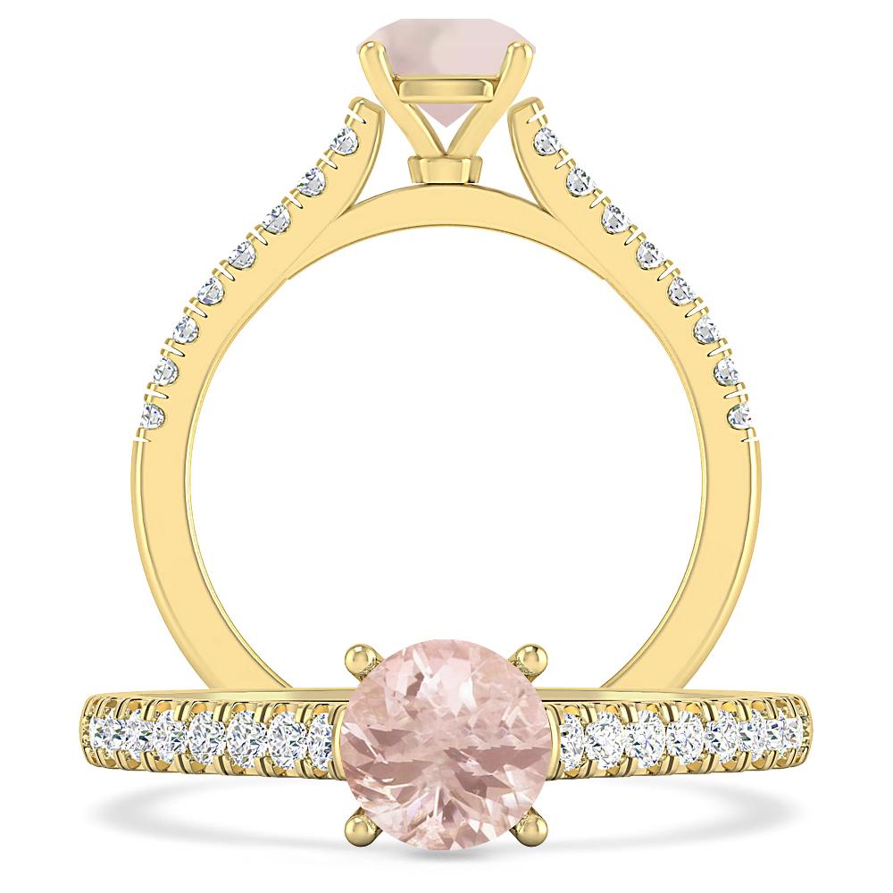 Yellow Gold - Morganite