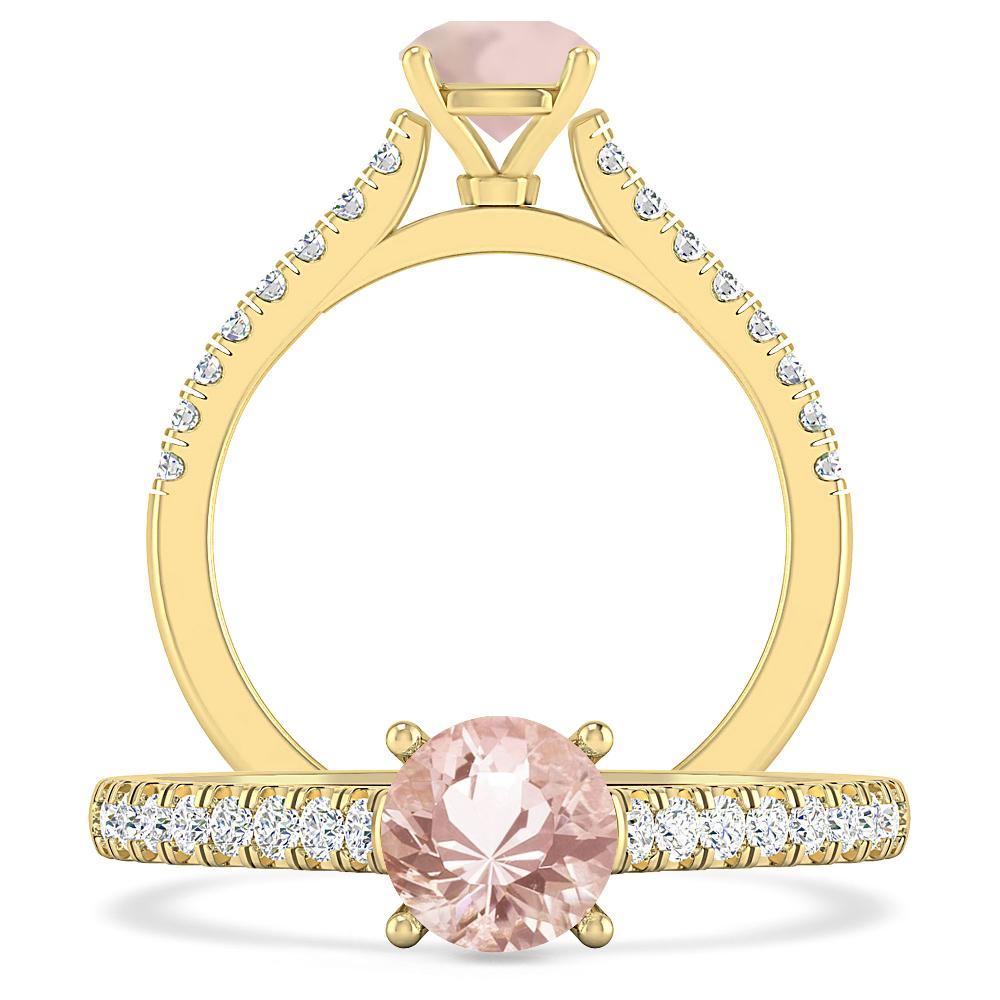 Yellow Gold - Morganite