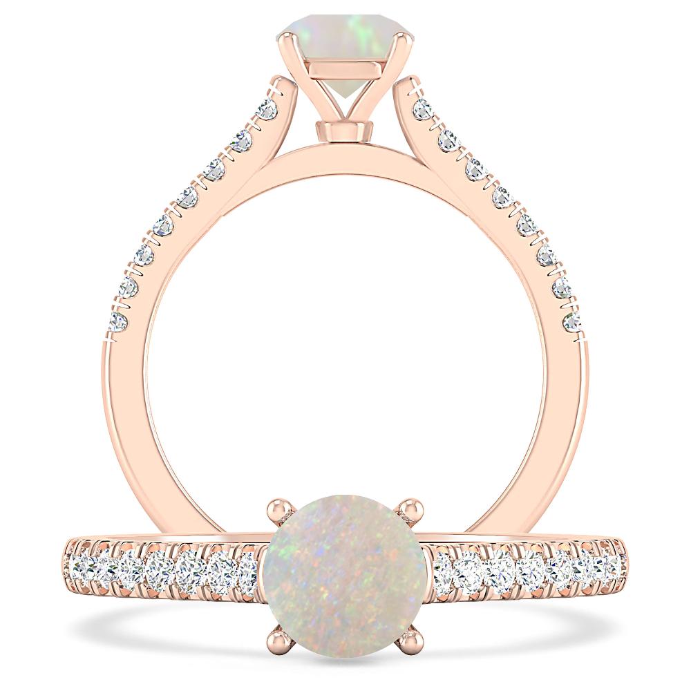 Rose Gold - Opal