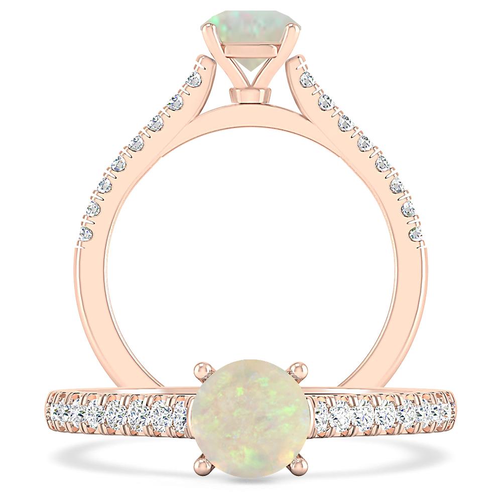 Rose Gold - Opal