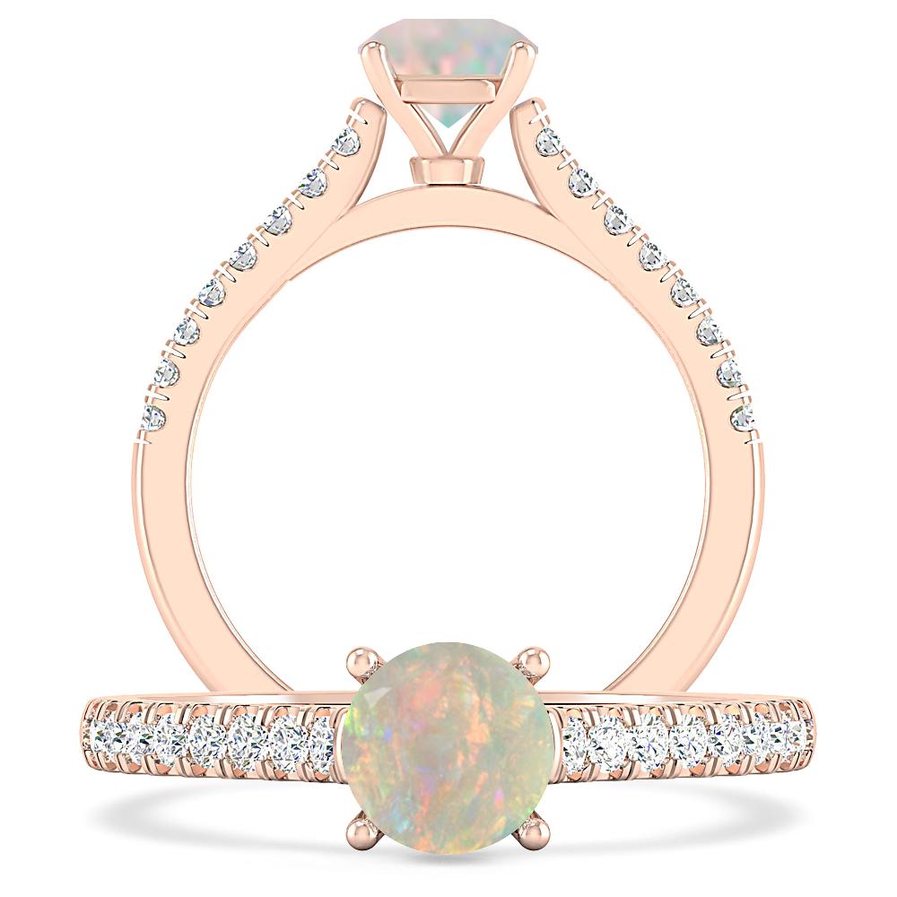 Rose Gold - Opal