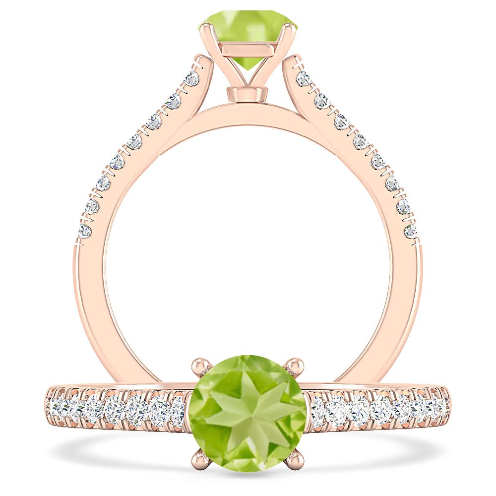 Rose Gold - Peridot