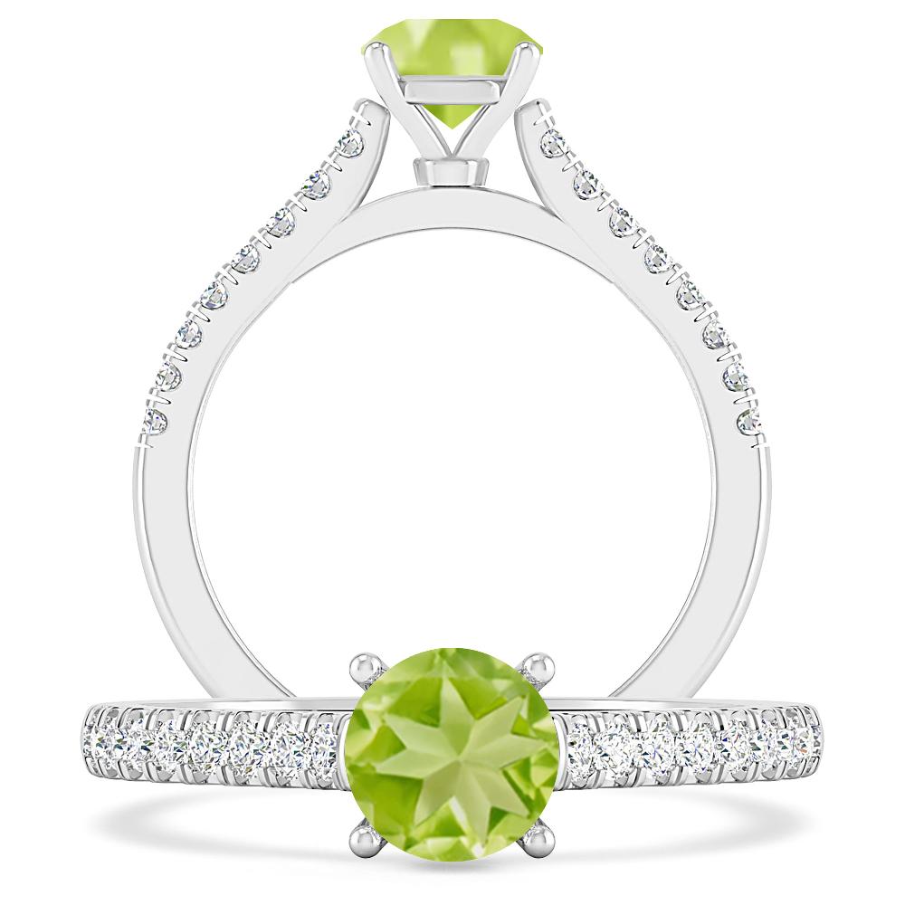 White Gold - Peridot