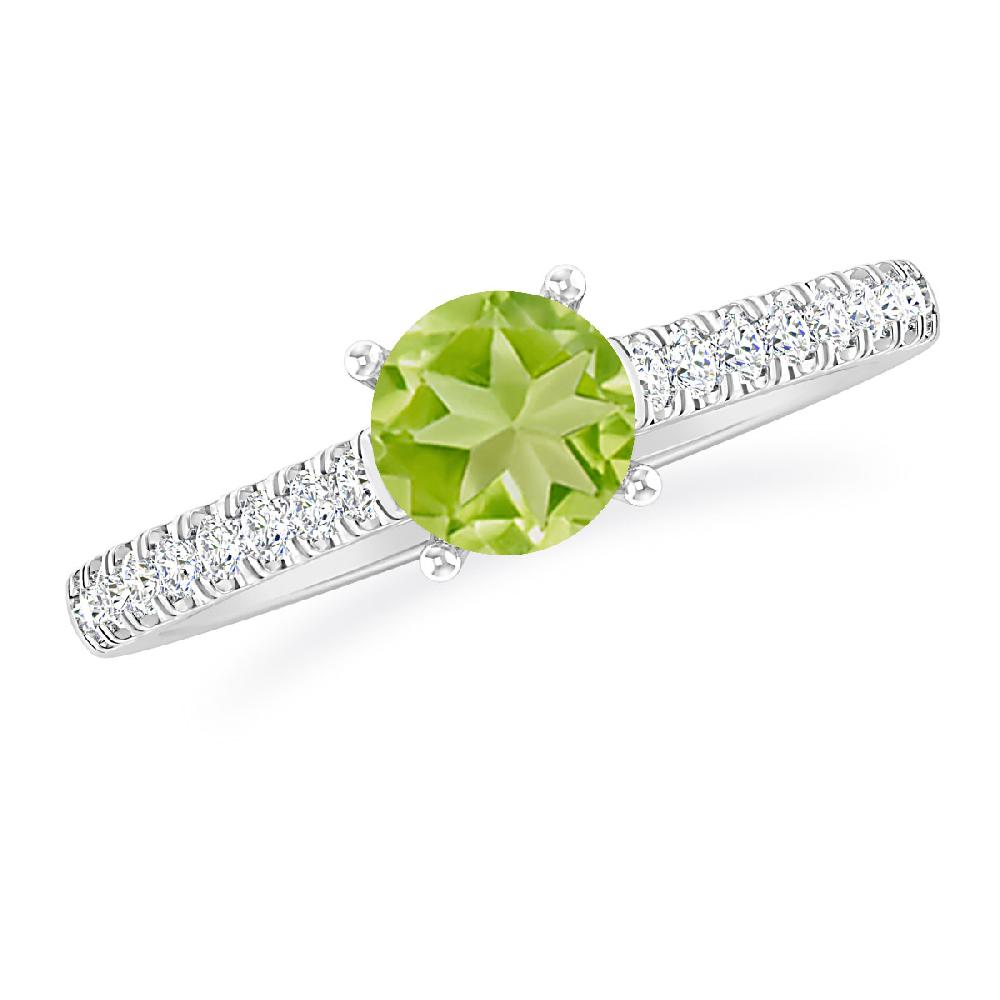 White Gold - Peridot