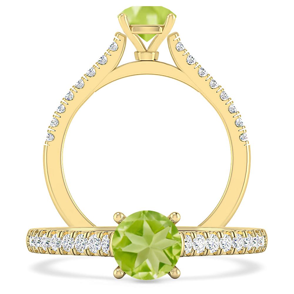 Yellow Gold - Peridot