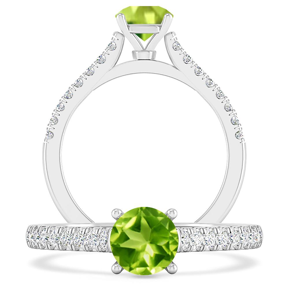 White Gold - Peridot