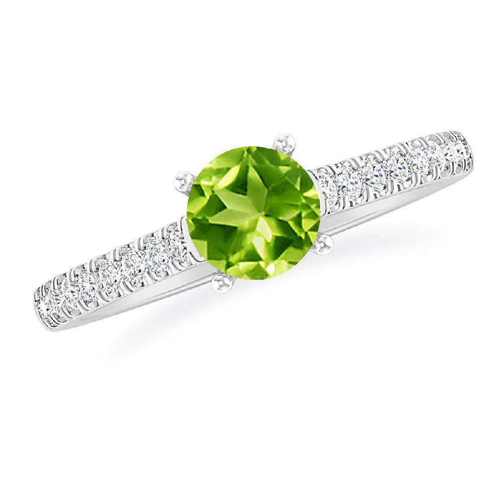 White Gold - Peridot