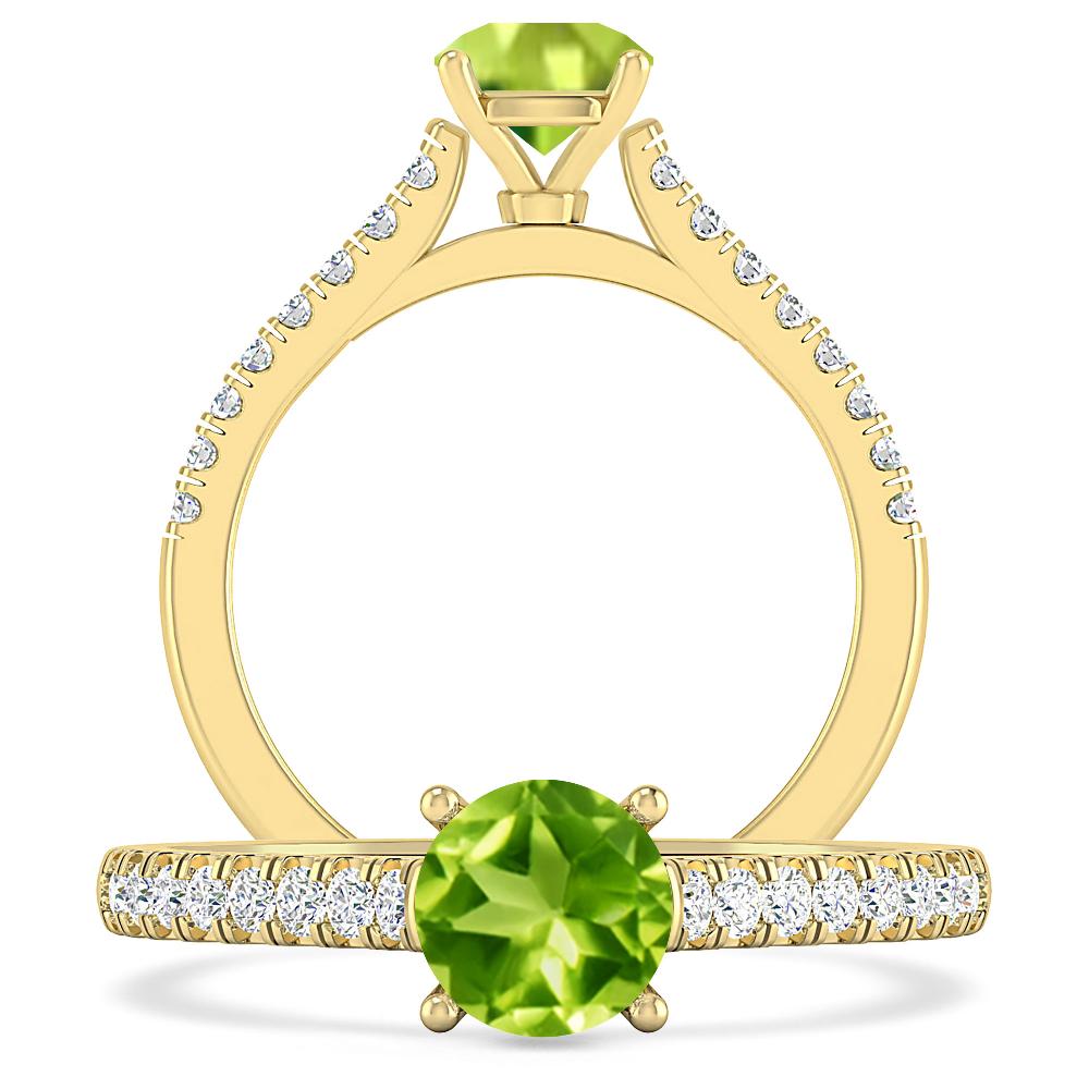 Yellow Gold - Peridot