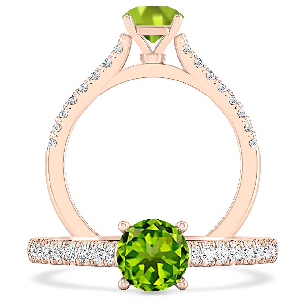 Rose Gold - Peridot