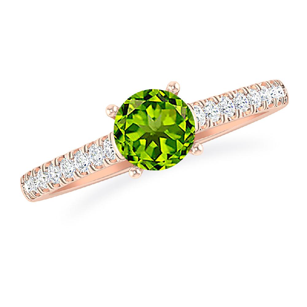 Rose Gold - Peridot