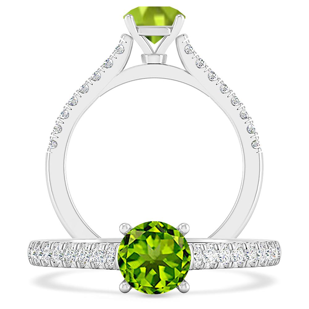 White Gold - Peridot