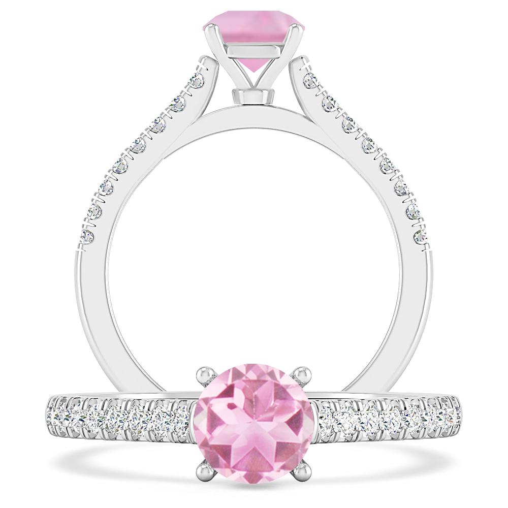 White Gold - Pink Tourmaline