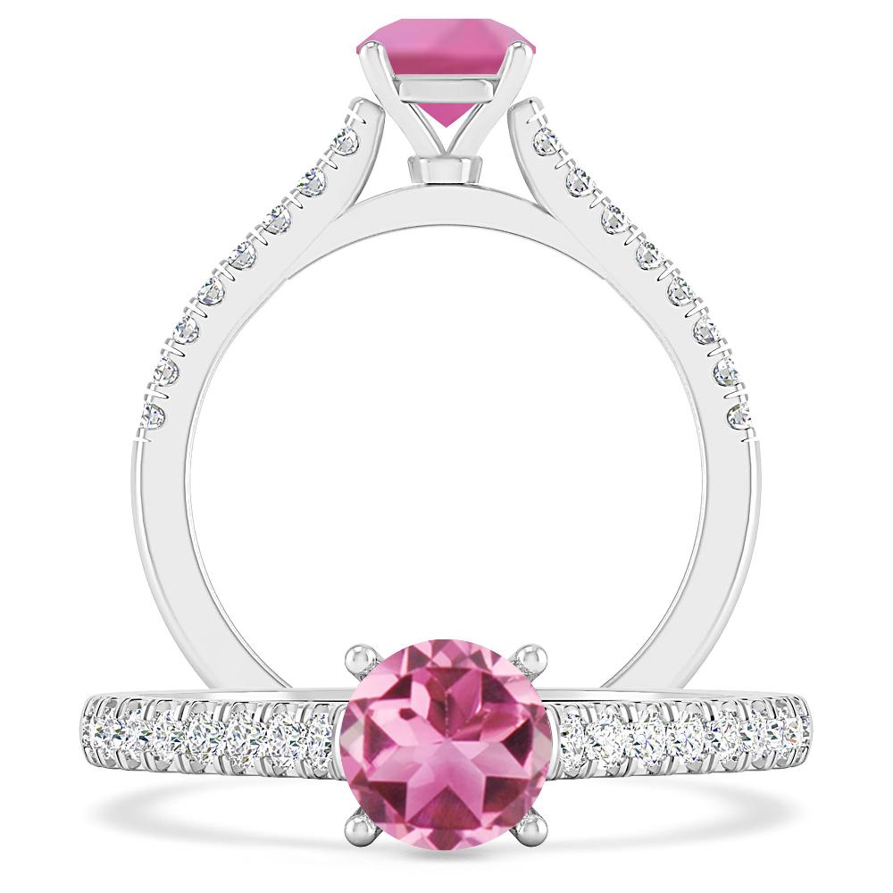 White Gold - Pink Tourmaline
