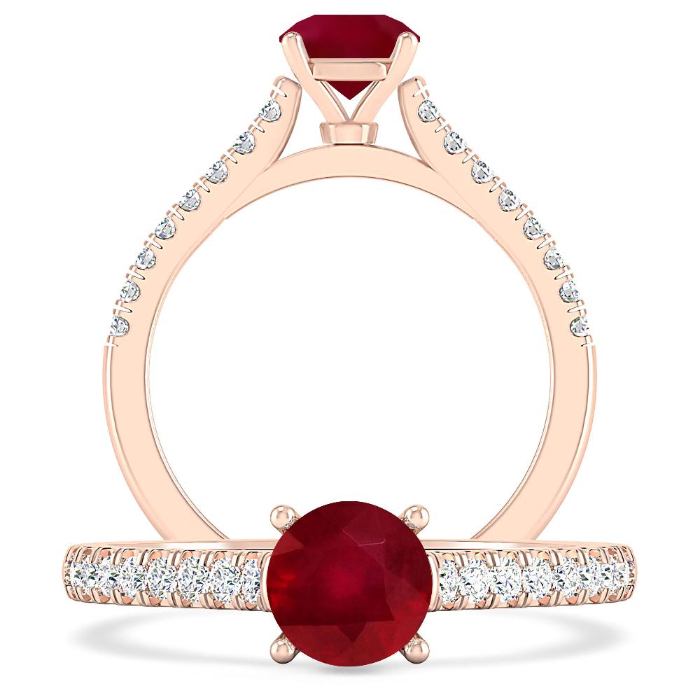 Rose Gold - Ruby