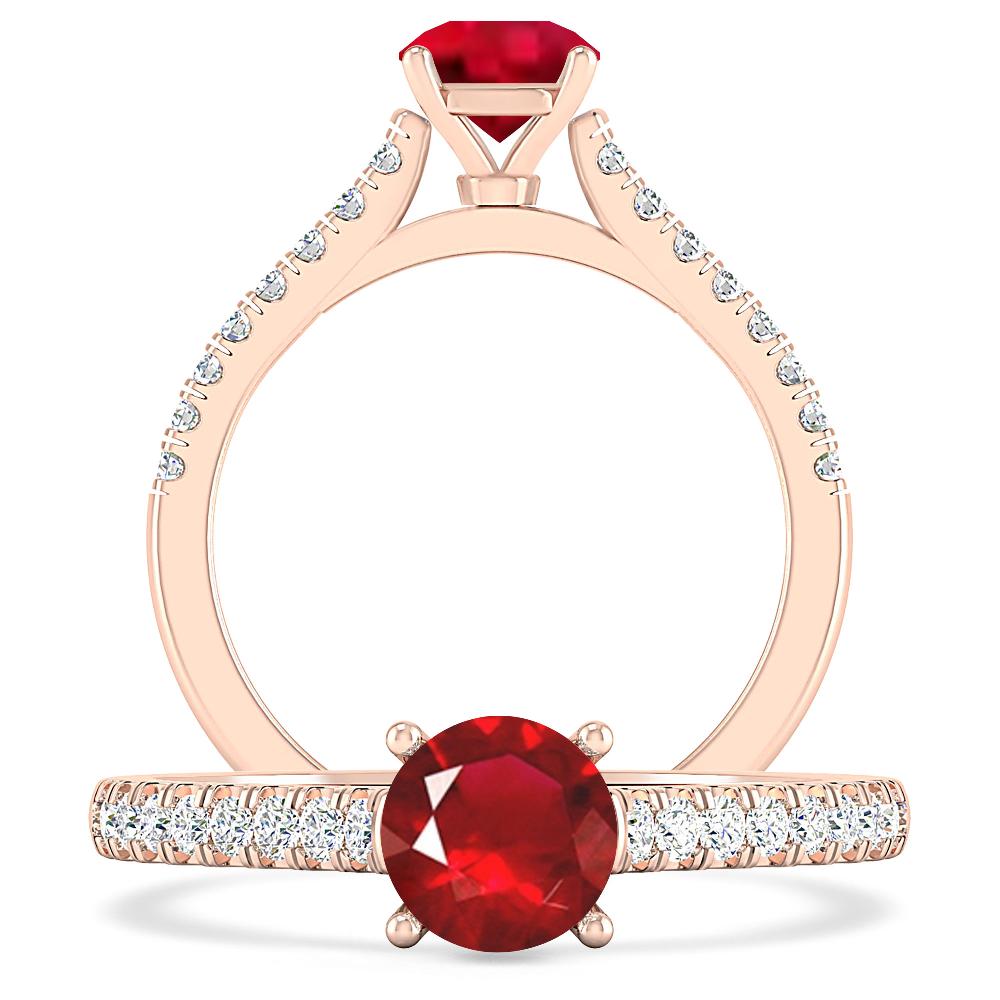 Rose Gold - Ruby