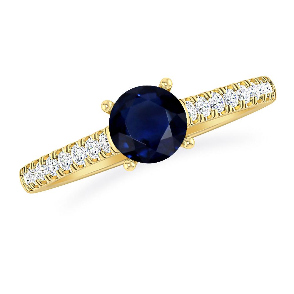 Yellow Gold - Sapphire