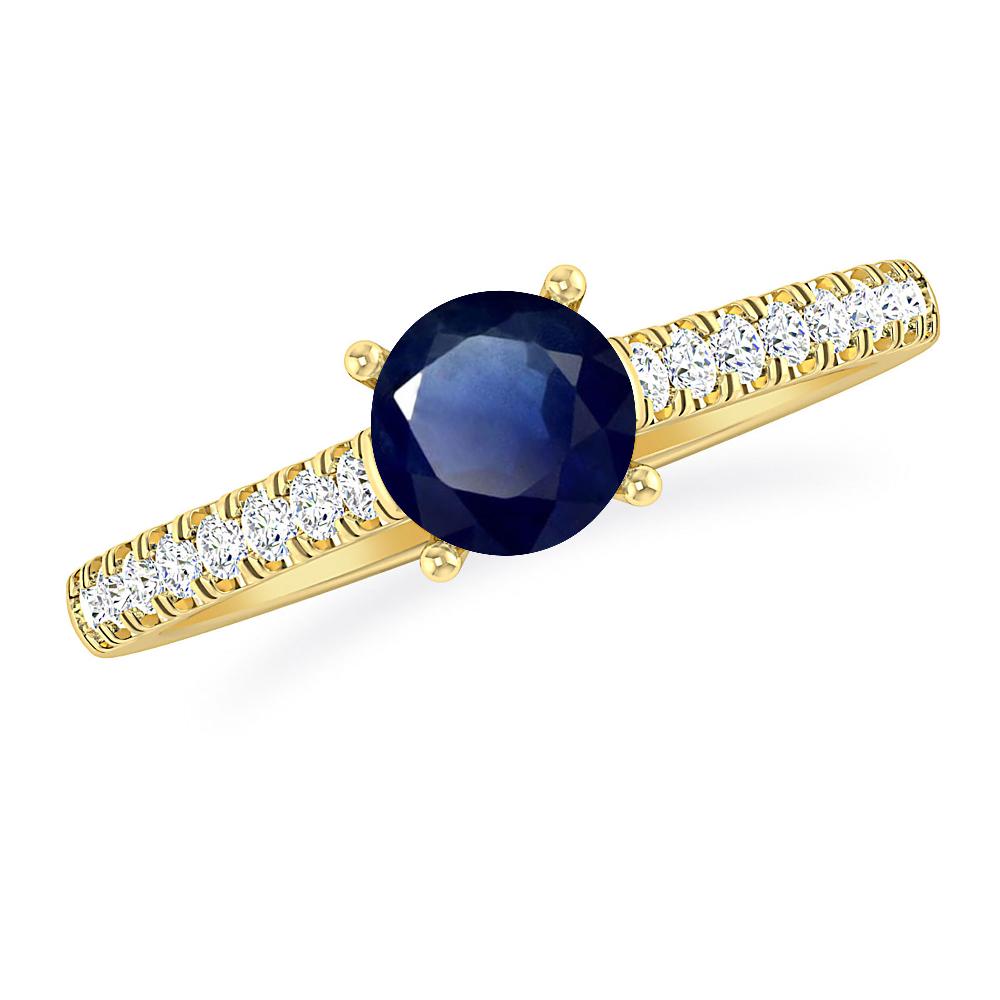 Yellow Gold - Sapphire