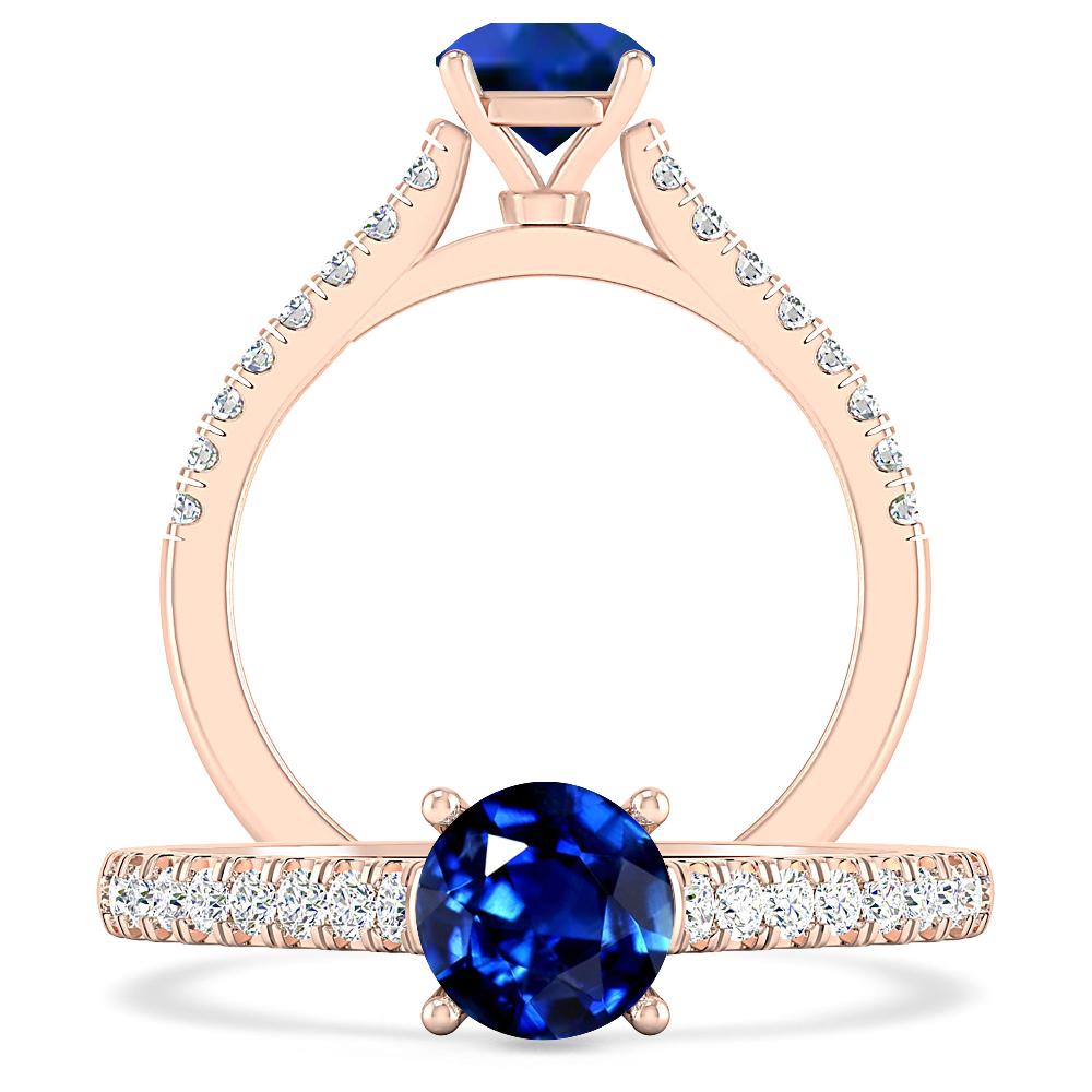 Rose Gold - Sapphire