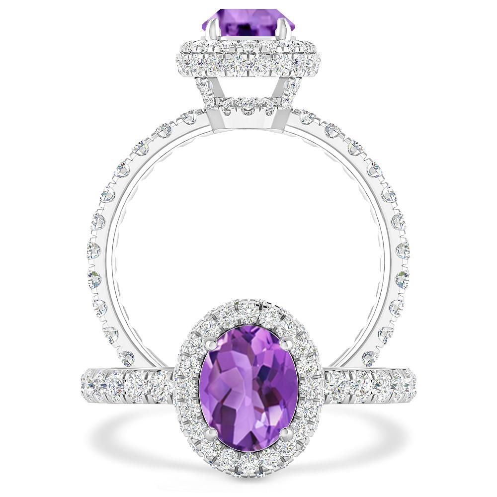 White Gold - Amethyst