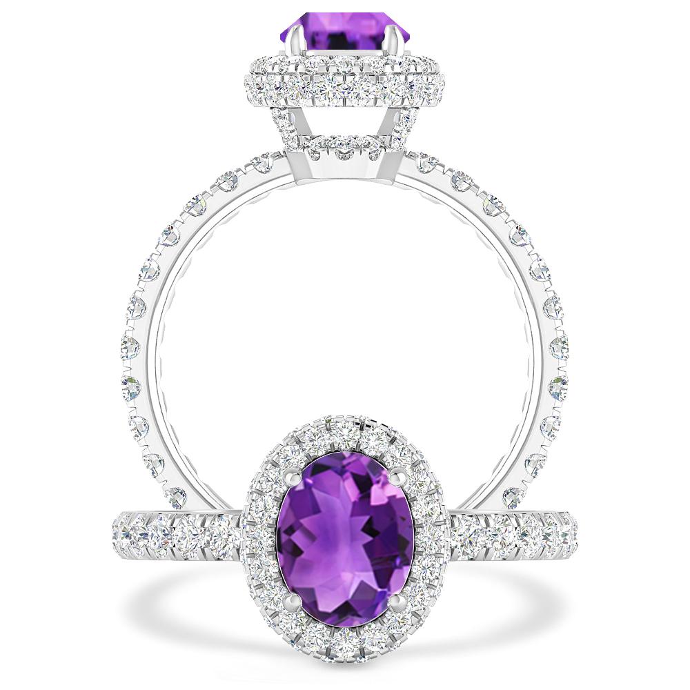 White Gold - Amethyst