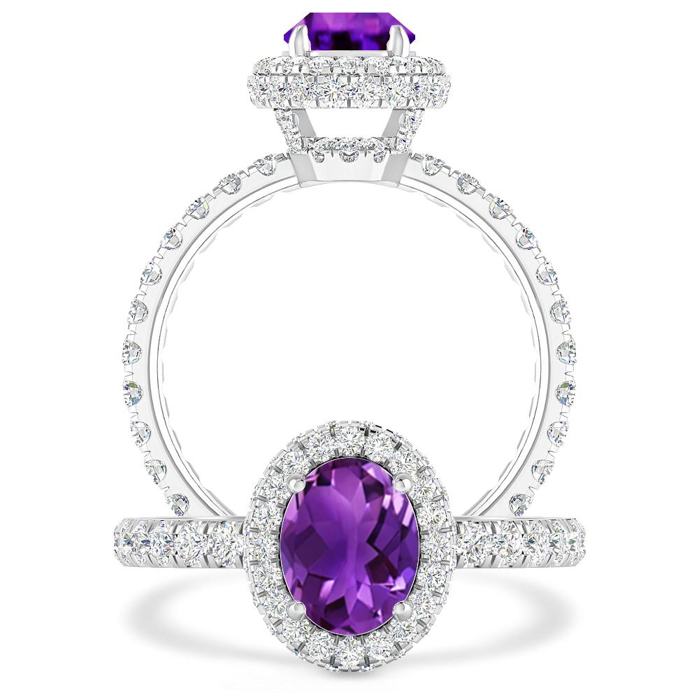 White Gold - Amethyst