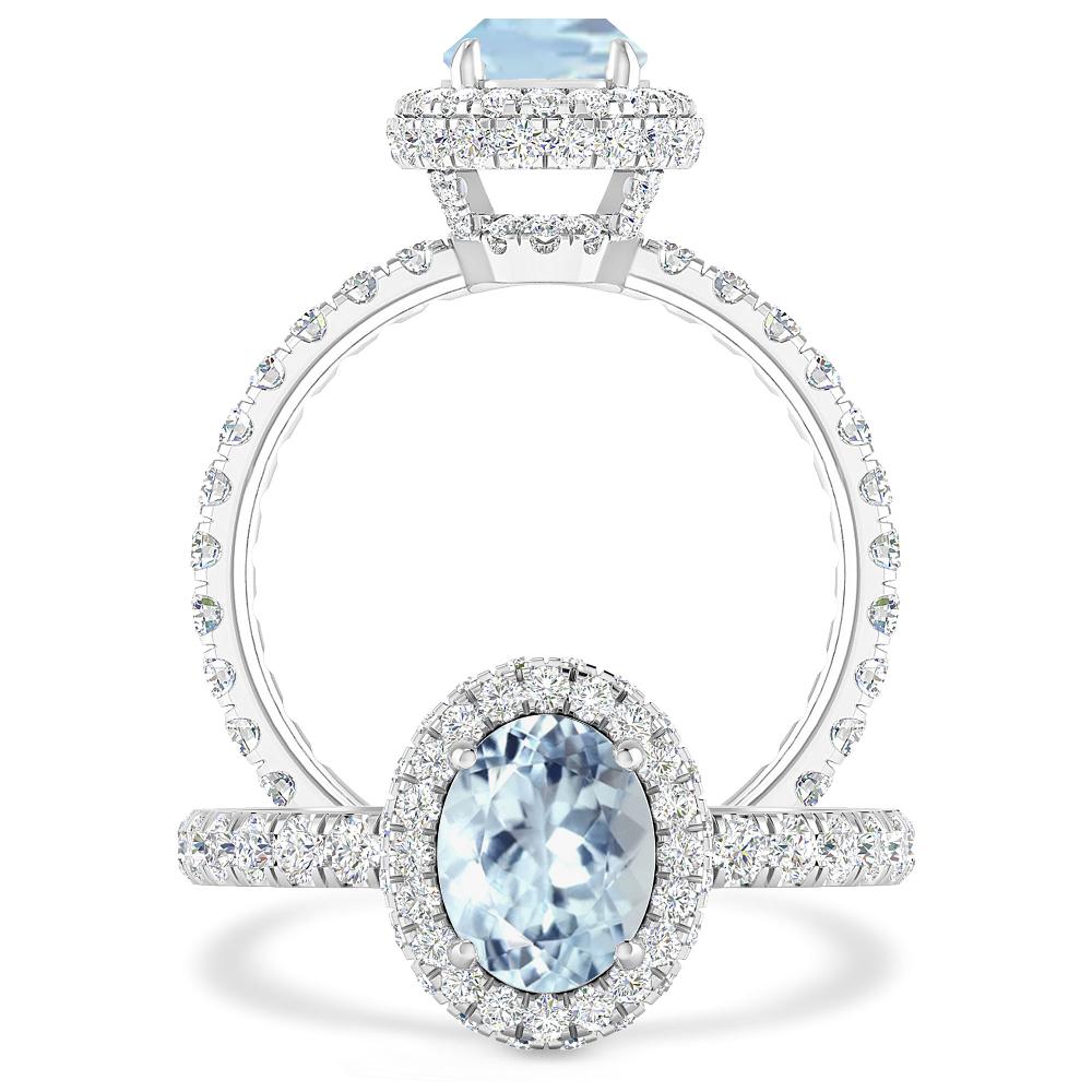 White Gold - Aquamarine
