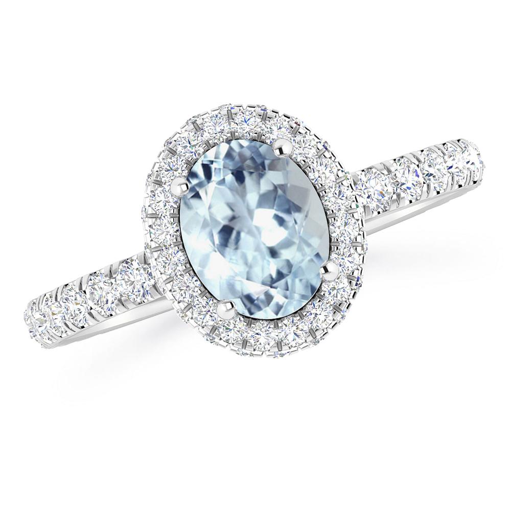 White Gold - Aquamarine