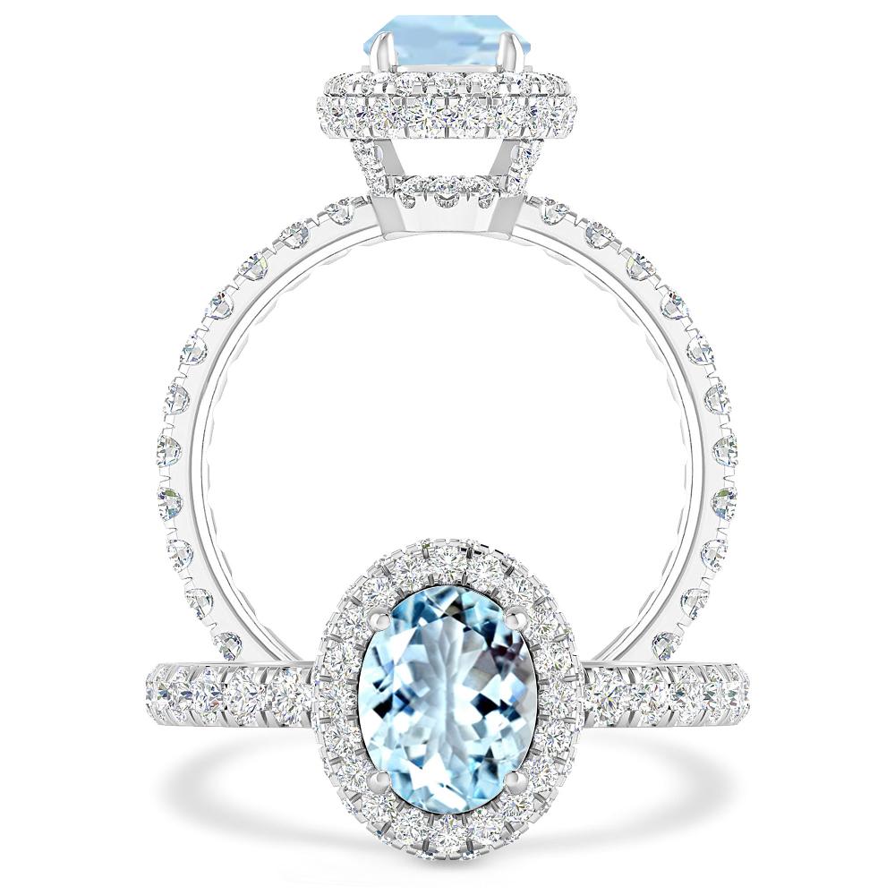 White Gold - Aquamarine