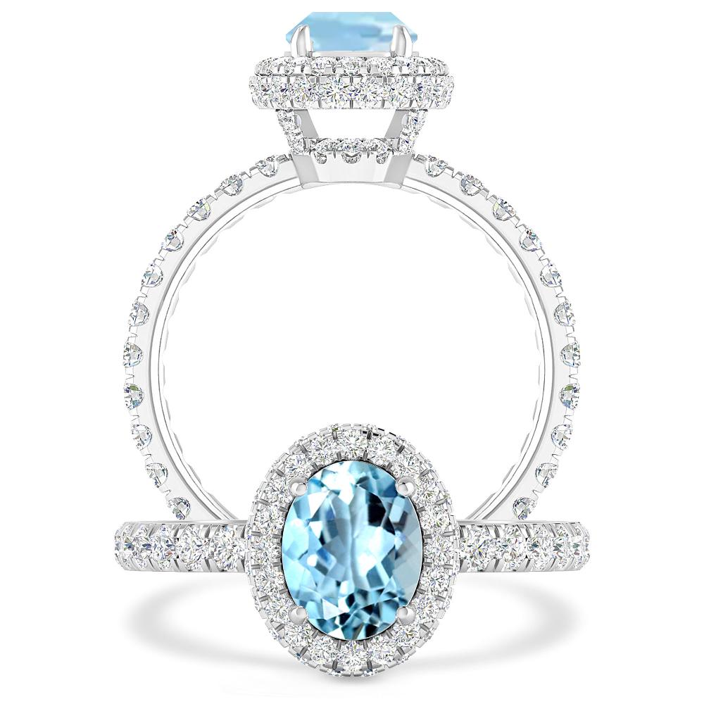 White Gold - Aquamarine