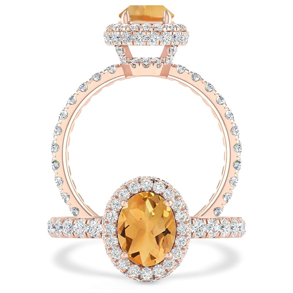 Rose Gold - Citrine