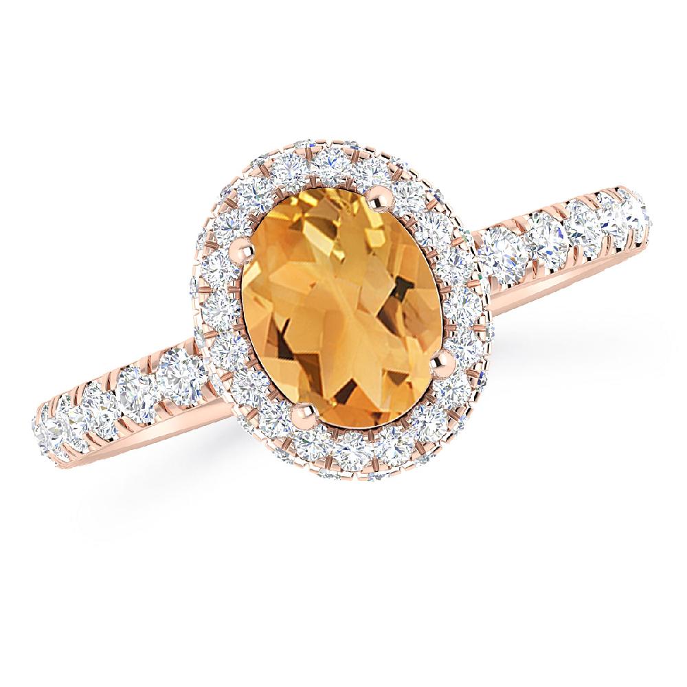 Rose Gold - Citrine