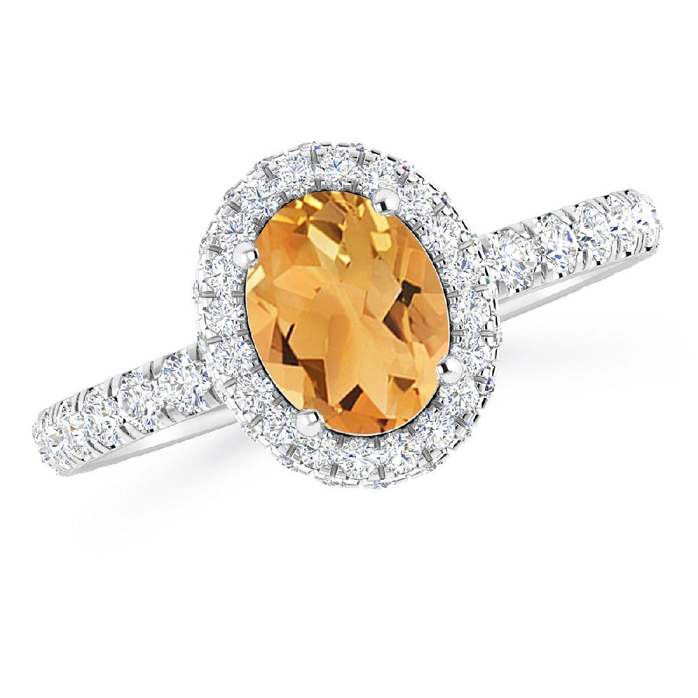 White Gold - Citrine