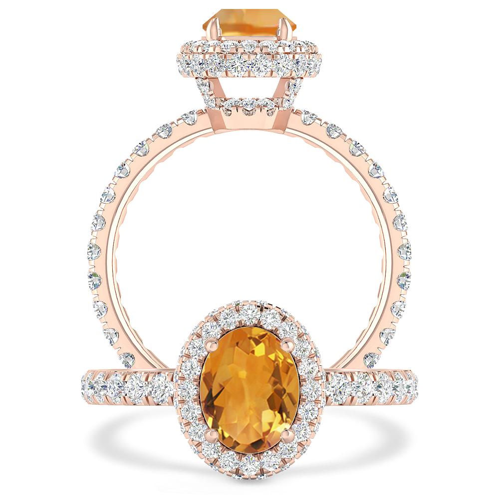 Rose Gold - Citrine