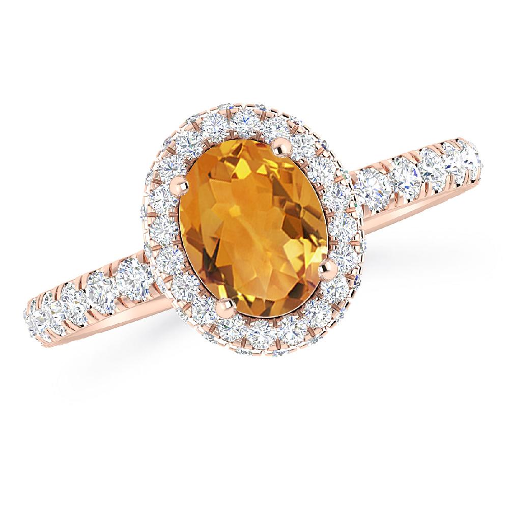 Rose Gold - Citrine