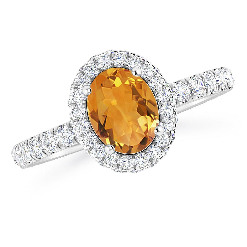 White Gold - Citrine