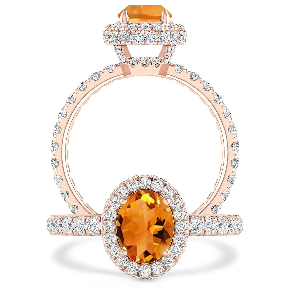 Rose Gold - Citrine