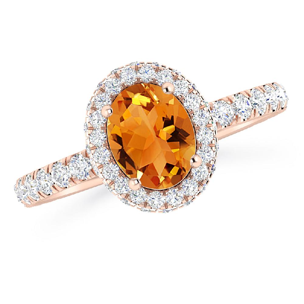 Rose Gold - Citrine