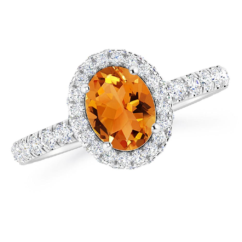 White Gold - Citrine