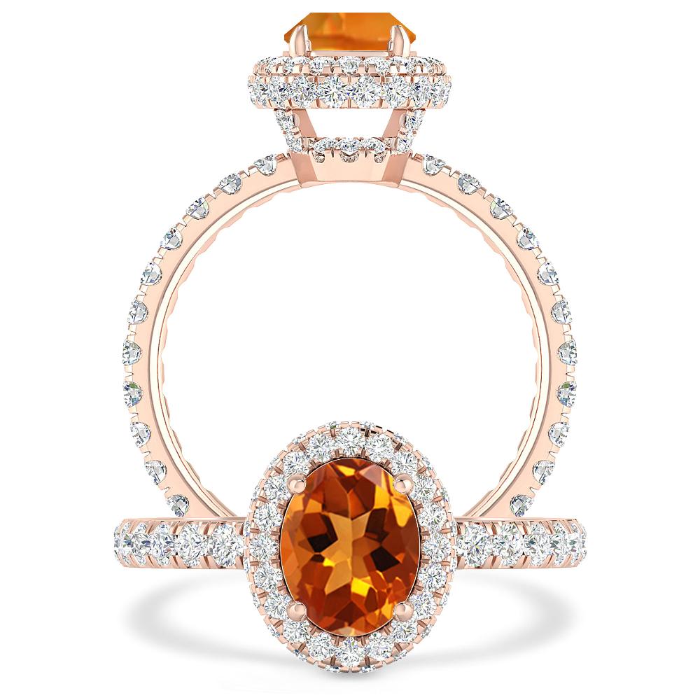 Rose Gold - Citrine