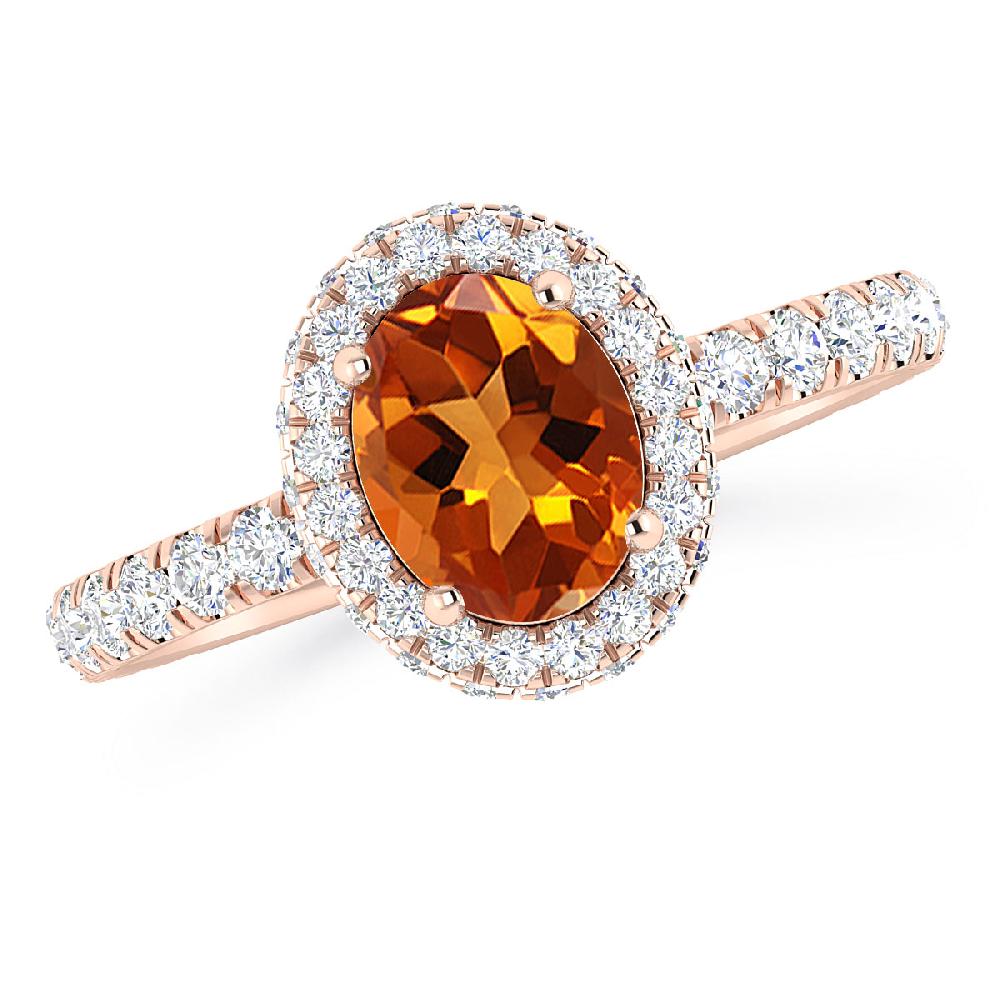 Rose Gold - Citrine