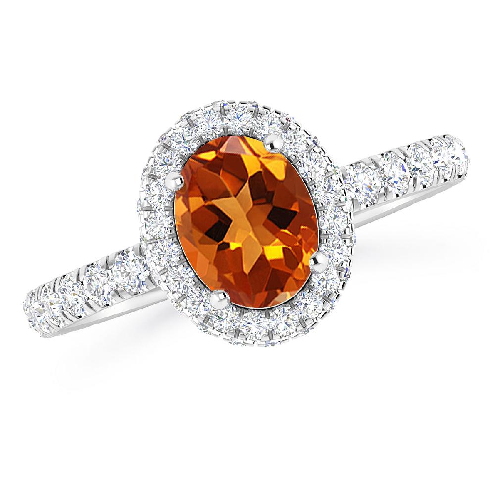 White Gold - Citrine