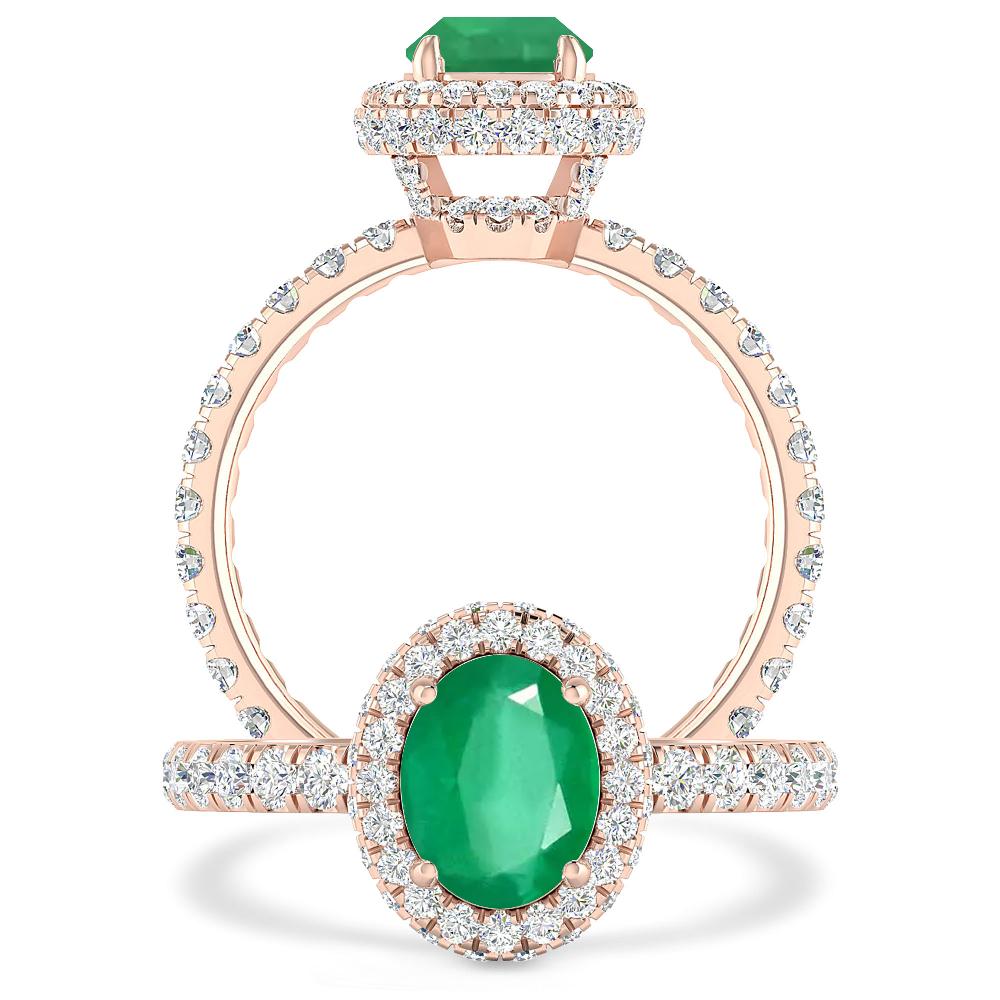 Rose Gold - Emerald
