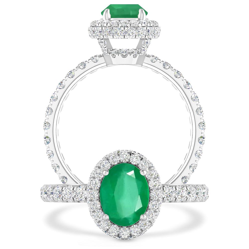 White Gold - Emerald