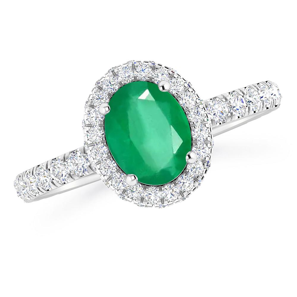White Gold - Emerald