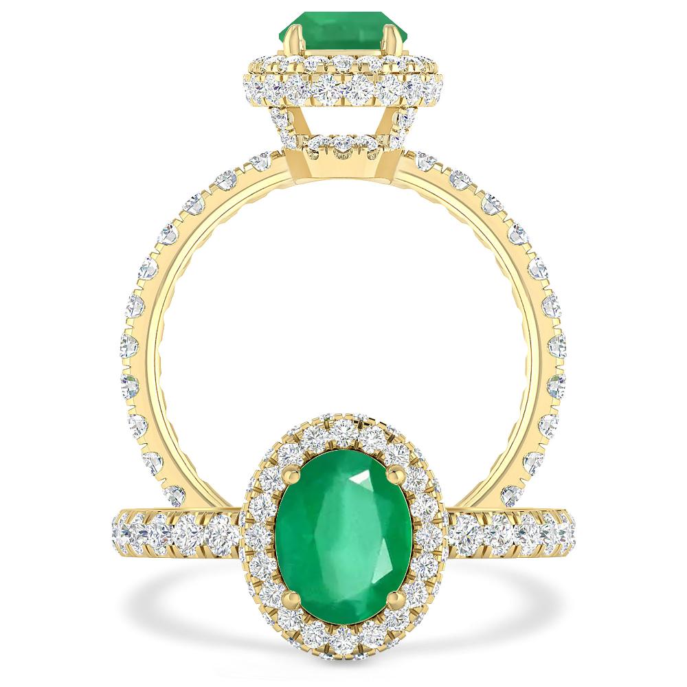 Yellow Gold - Emerald